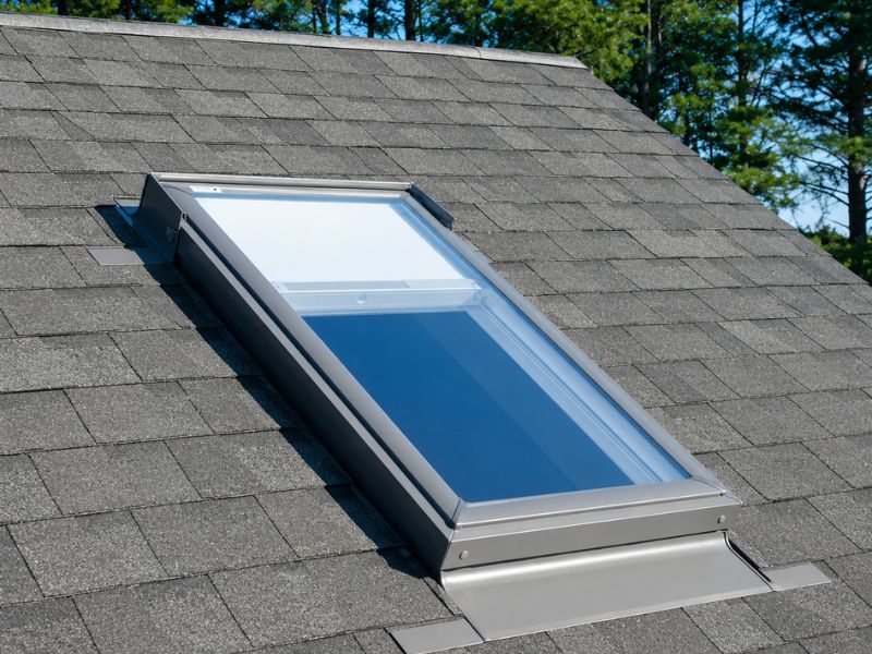 Natural light from VELUX skylight in Rhode Island home