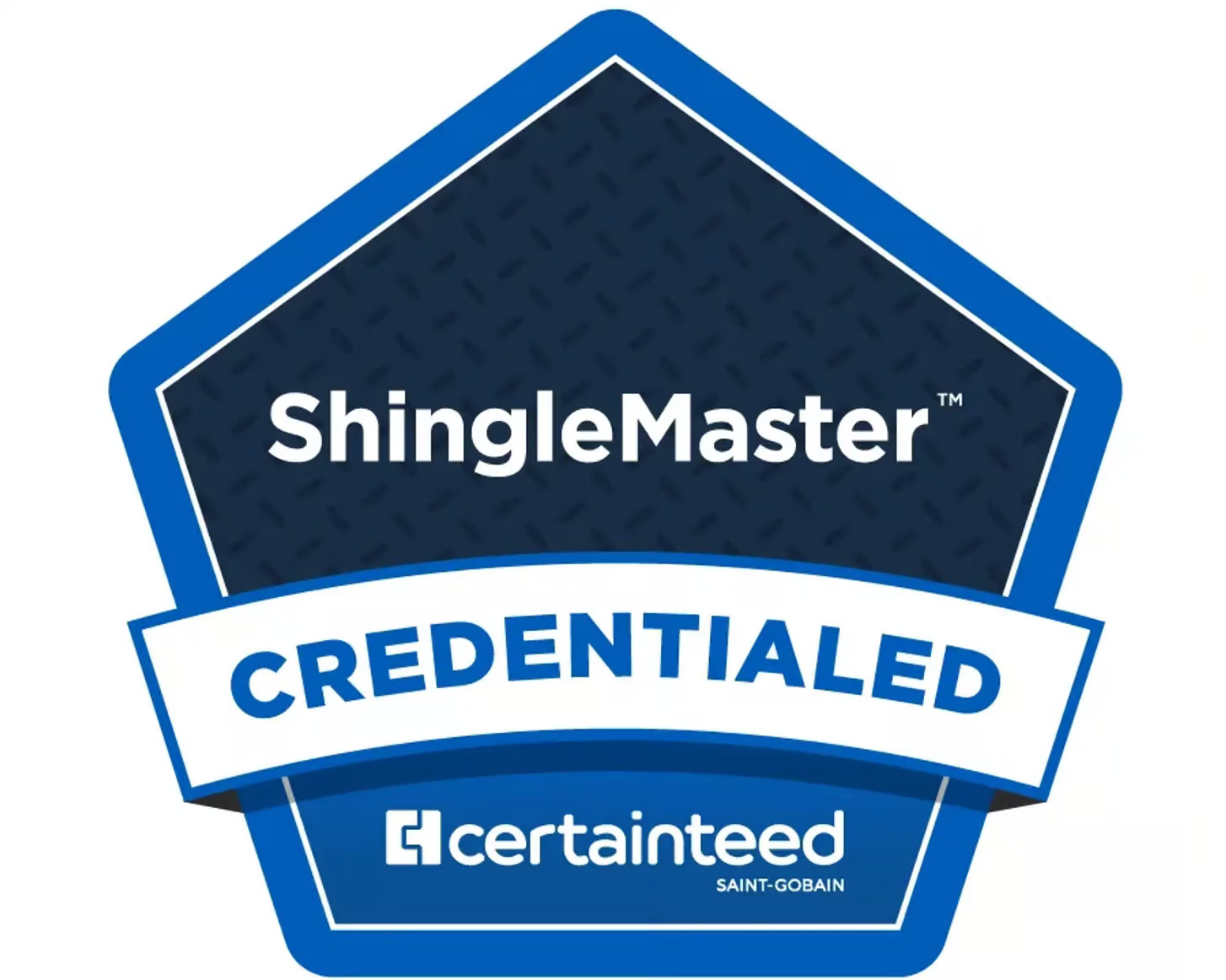 CertainTeed ShingleMaster Credentialed Contractor badge